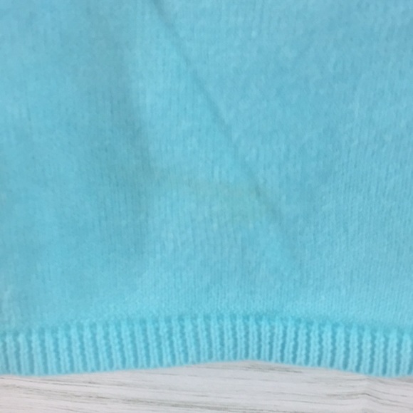 Oscar by Oscar De La Renta Teal Sweater Tank - Picture 5 of 9